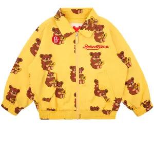 [롯데백화점]베베드피노 올오버 마카롱 봄버 자켓 BP41JF309