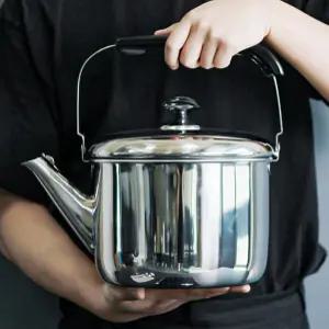 물끓이는 국산 물끓이는주전자 인덕션 스텐 들통형 대형 주전자 3L 5L