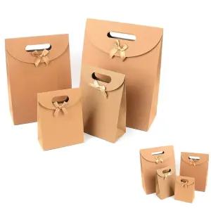 빙투 선물포장 접이식백 케이스 손잡이상자 크라프트 대형 백x10개