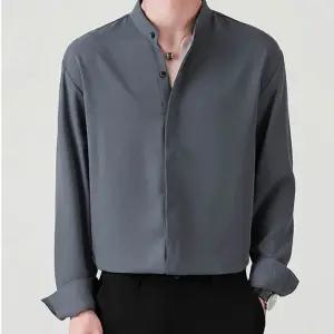 기본핏 차이나넥 남자 패션 셔츠 남방 모던 편안한