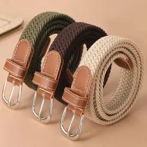노펀칭 캐주얼 벨트 스판 여성 남성 밸트 허리띠 벨트 캐주얼벨트 허리벨트