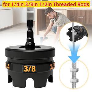 알루미늄 합금 육각 샹크 너트 드라이버 (1/4인치, 3/8인치, 1/2인치 나사산 로드용), 배선관 랙, 스트럿의 및 볼트 빠른 제거 D7-AV