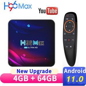 H96 MAX V11 RK3318 스마트 TV 박스 안드로이드 4G 64GB 32GB TV박스 4K 5G 와이파이 유튜브 미디어 플레이