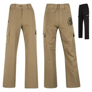 활동성좋은 여자 세미와이드 카고 밴딩 골프바지 삼십대 봄신상 고급