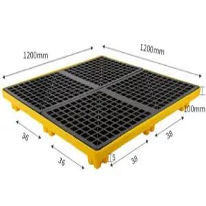 누수방지 팔레트 오일 작업장 드립팬 받침대 방유 파레트 드럼통 유해 화학 폐유 기름