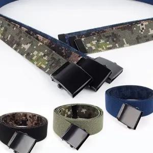 남성 카모 벨트 전술 군용 캐주얼 남성 밀리터리 벨트 허리띠 디자인 버클 카고 양면 조절