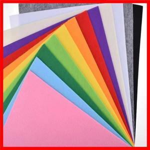 40Pcs 소프트 펠트 패브릭 시트 모듬 된 색상 패치 워크 바느질 DIY 공예 사각형 부직포 1mm 두꺼운 수제