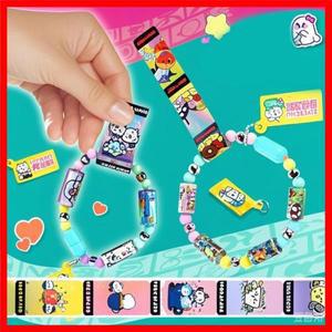 70/140개 뜨거운 어린이 장난감 스티커 크리 에이 티브 재밌는 편지지 스틱 롤 팔찌 다채로운 생일 선물