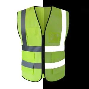 포켓 야광조끼 형광조끼/공사/현장/건설/교통/경비/형광/반사/작업/비상/행사/운동/순찰/야간/안전/학교