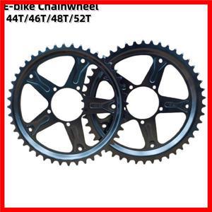 GUSTAVO 전기 자전거 바팡 모터 체인휠 44T/46T/48T/52T 스프로킷 링 BBS01 미드드라이브