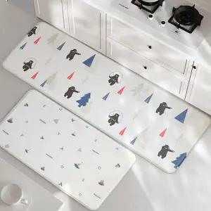 인테리어 주방 매트 쿠션 주방 발 매트 다용도 싱크대 방수