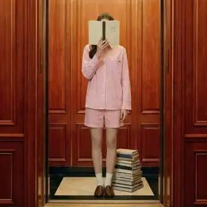 여성 H007 로지아 긴소매+3부팬츠 파자마 세트