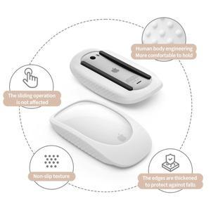 2024 신형 Apple Magic Mouse 2 1 가죽,  초박형 마우스 커버 쉘 실리콘 솔리드