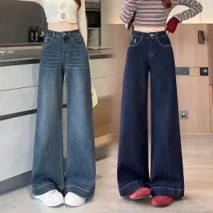 3391 / 26fw신상 예쁜핏 와이드청바지 스판데님팬츠