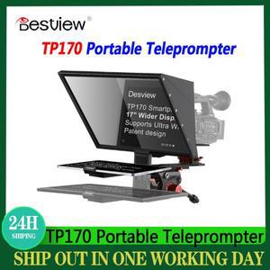 Desview TP170 휴대용 텔레프롬프터 DSLR 카메라 사진 스튜디오 ipad 호환 스마트 폰 인터뷰 녹화 용 범용