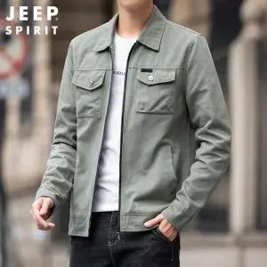 남자점퍼 자켓 칼라넥 캐주얼 상의 오버사이즈 박시 봄가을 탄력성 심쿵희망