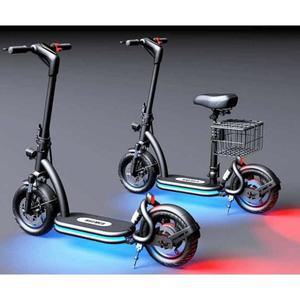 앉아서타는 전동 킥보드 접이식 스쿠터 성인 안장 충전식 1500W 브러시리스 10인치