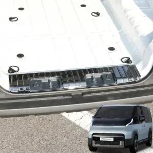 PV5 카고 전용 튜닝 트렁크범퍼 크롬 커버 몰딩