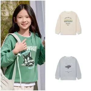 [롯데백화점]탑텐키즈 공용) 테리 가먼트 다잉 스웨트셔츠 (MKG1TR3201)