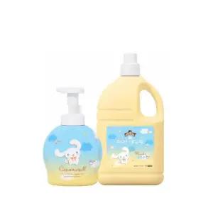 아이깨끗해 시나모롤 핸드워시 4.5L 대용량 리필 용기1개+시나모롤 490ml 공용기 1개