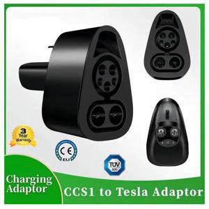 Tesla Model Y S X 3 용 EV 충전 어댑터 미국 CCS1 콤보 어댑터 충전 건 변환 헤드 DC AC 전력 변환기