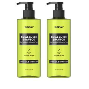 쿤달 올데이 스멜커버 청소년샴푸 라임바질앤만다린 400ml 2개