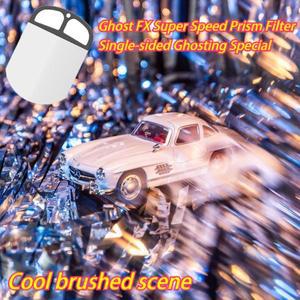 고스트 FX 슈퍼 스피드 프리즘 필터 단면 효과 사진 촬영용 비디오 카메라 렌즈 액세서리
