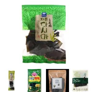 완도명가 자른 다시마 100g/어린이집/유치원/학교/요리/조리/업소용/해조류/급식/식당