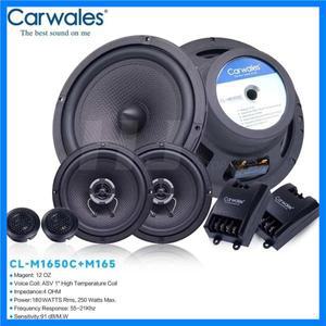 1kit 6.5 인치 양방향 콤비네이션 동축 스피커 키트 오디오 사운드 시스템 세트, 자동차 고음 우퍼 트위터