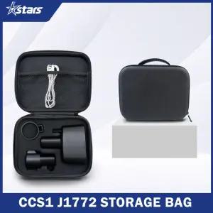 Tesla CCS1 J1772 충전기 어댑터 보관 가방 전기 자동차 충전 액세서리 용 편리한 여행용 케이스 방수