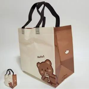 타포린 부직포 쇼핑백 선물 포장가방 대형 소형 간식가방