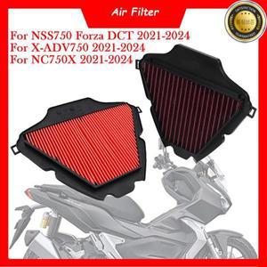혼다 X-ADV750 750 Forza DCT 2021-2024 용 오토바이 엔진 에어 필터 클리너 공기 흡입 요소