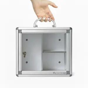 약보관함 벽걸이 알루미늄 구급함 중형 상비약 구급상자