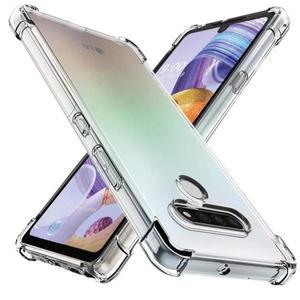 LG Stylos 6 5 4 3 V60 ThinQ V50S G8X 충격 방지 에어백 보호 커버 Coque 용 소프트 TPU 투명 전화 케이스