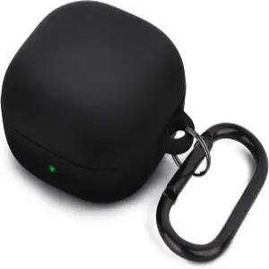 삼성 갤럭시 버즈 2 프로/갤럭시 2/갤럭시 프로 라이브/갤럭시 FE 케이스(블랙)와 호환되는 AIRSPO 실리콘