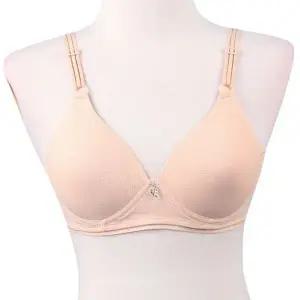 부드러운 여성 노와이어 브라 데일리 여성 심리스 브라 뽕브라 기능성