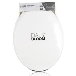 화이트 대형 변기 커버 라운드 하드 변기 커버 욕실용 교체