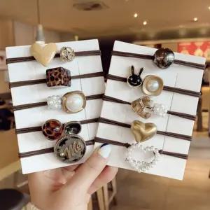 머리고무줄 헤어밴드 다양한종류 휴대좋은 10종세트 fGC8+6Gva