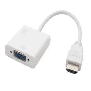 구형 RGB to HDMI 콘넥타 옛날모니터 화면연결 케이블잭 전환 출력 노트북 데스크탑 영상 DC5V 젠더 PC 빔