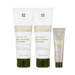 비알머드 리커버리 머드 팩 투 폼 클렌저 110ml 2개