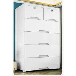 플라스틱 서랍장 5단 옷장 대형 원룸 키즈 정리 수납장 잡화