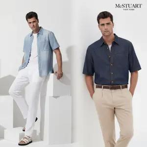 [26SS최신상]맥스튜어트 남성 데님셔츠 2종