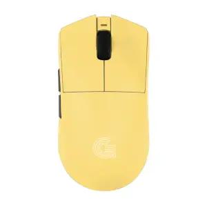 지클릭커 슈퍼히어로 OP99 르캄프 라이트 초경량 매크로 무선 블루투스 게이밍 마우스 옐로우퍼포만테