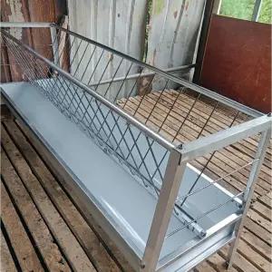 대형 급식통 사료통 먹이통 가축 농장 축산 여물통 염소 배식 송아지