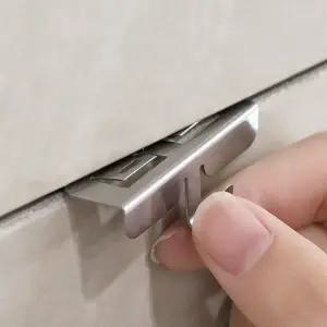 대리석 벽걸이 후크 간편 브라켓 고정핀 무타공 벽걸이 후크 아트월