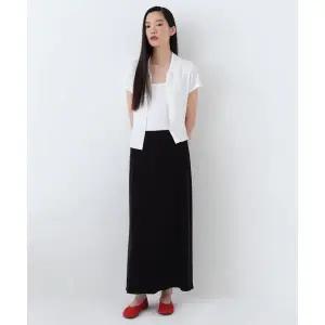 MUSINSA STANDARD WOMAN 우먼즈 소프트 저지 맥시 스커트 [블랙] 102545