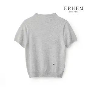 [론칭가 109 000원] 26 SS 소모사 캐시미어 블렌드 하프슬리브 풀오버 1종