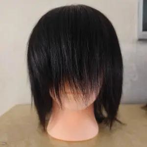 미용실 커트연습용 가발 통가발 인모 미용 드라이 민두