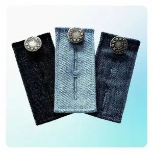 청바지 임산부 허리조절 연장 확대 탭 후크 5P