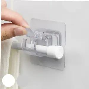 봉걸이 무타공 부착 커튼봉 홀더 압축봉 브라켓 부착식